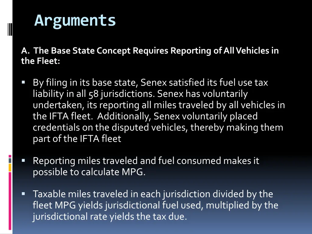 arguments 1