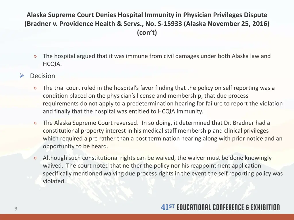 alaska supreme court denies hospital immunity 2