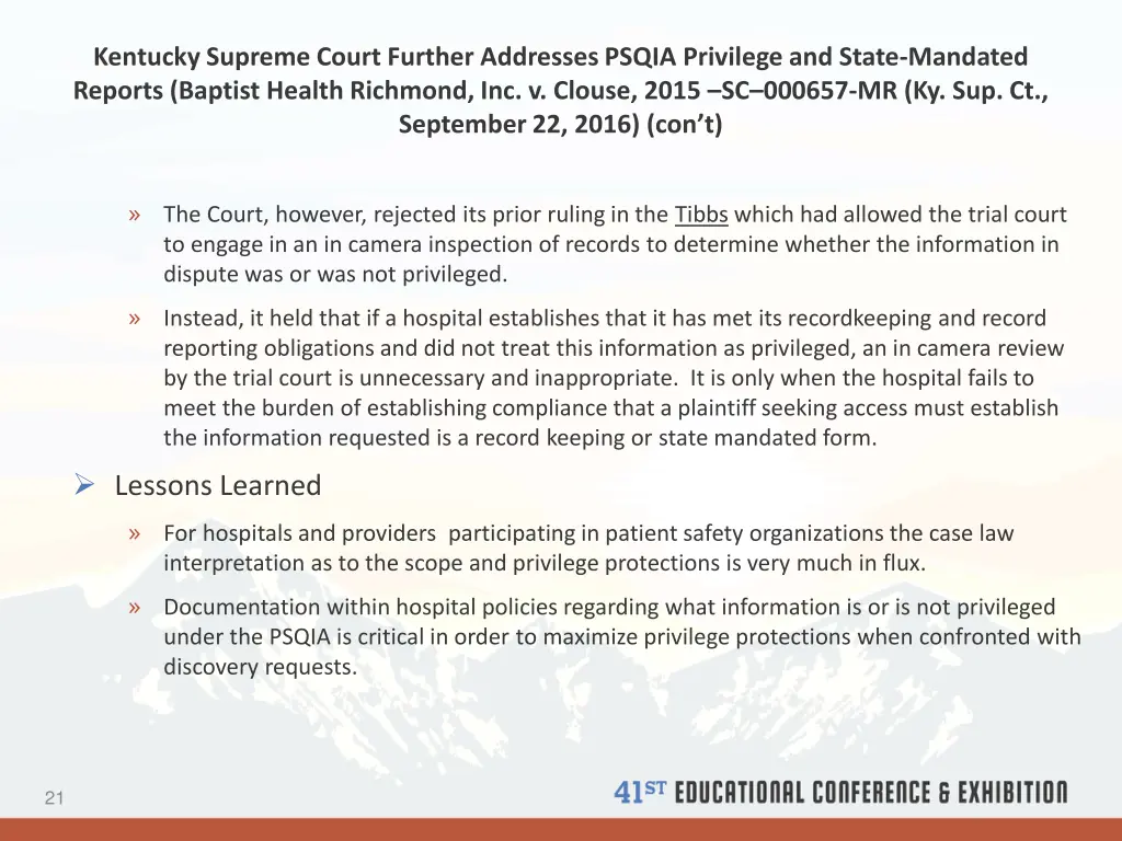 kentucky supreme court further addresses psqia 2