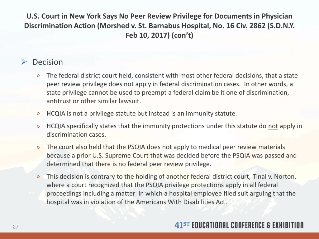 u s court in new york says no peer review 1