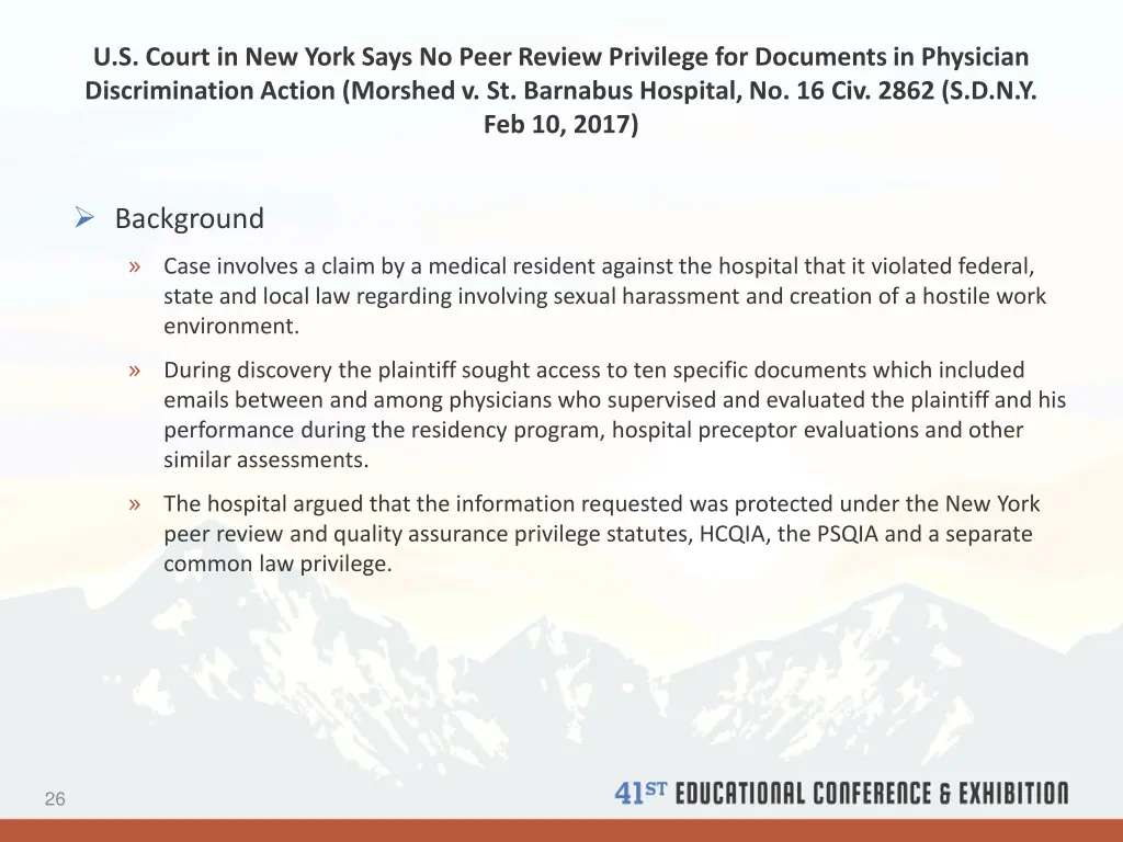 u s court in new york says no peer review