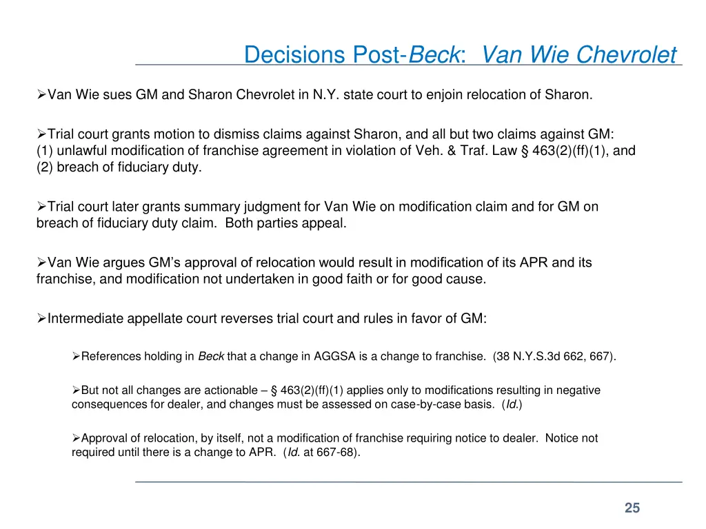 decisions post beck van wie chevrolet