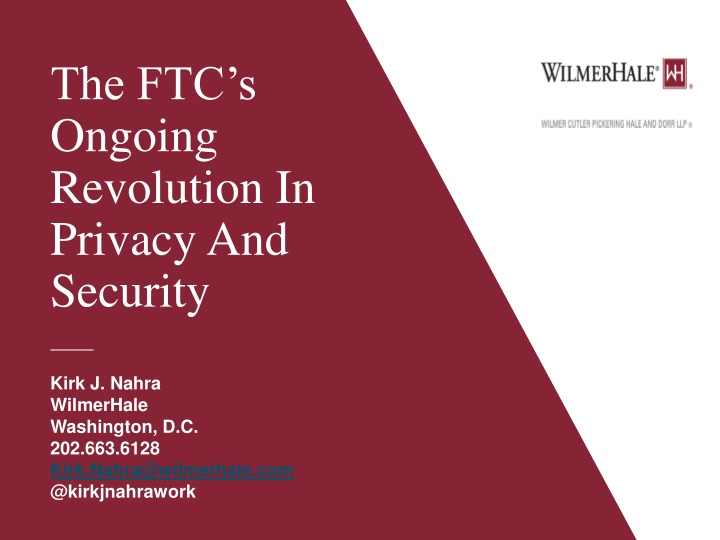 the ftc s ongoing revolution in privacy