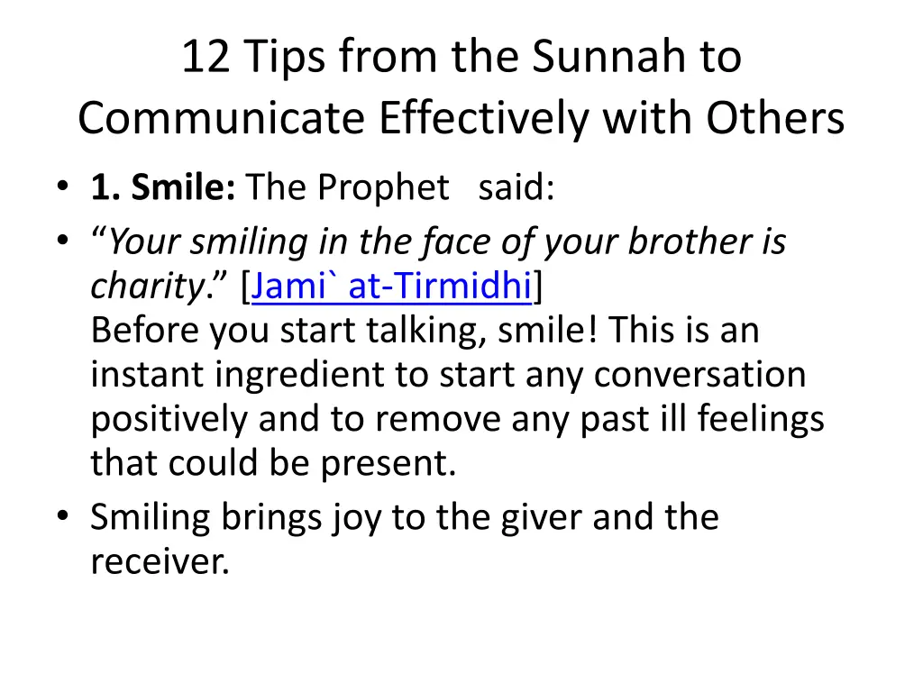 12 tips from the sunnah to communicate