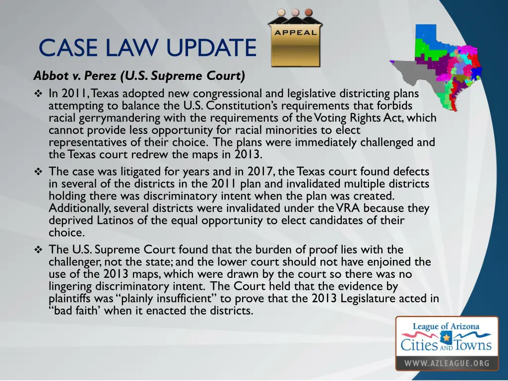 case law update abbot v perez u s supreme court