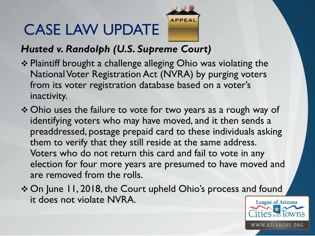 case law update husted v randolph u s supreme