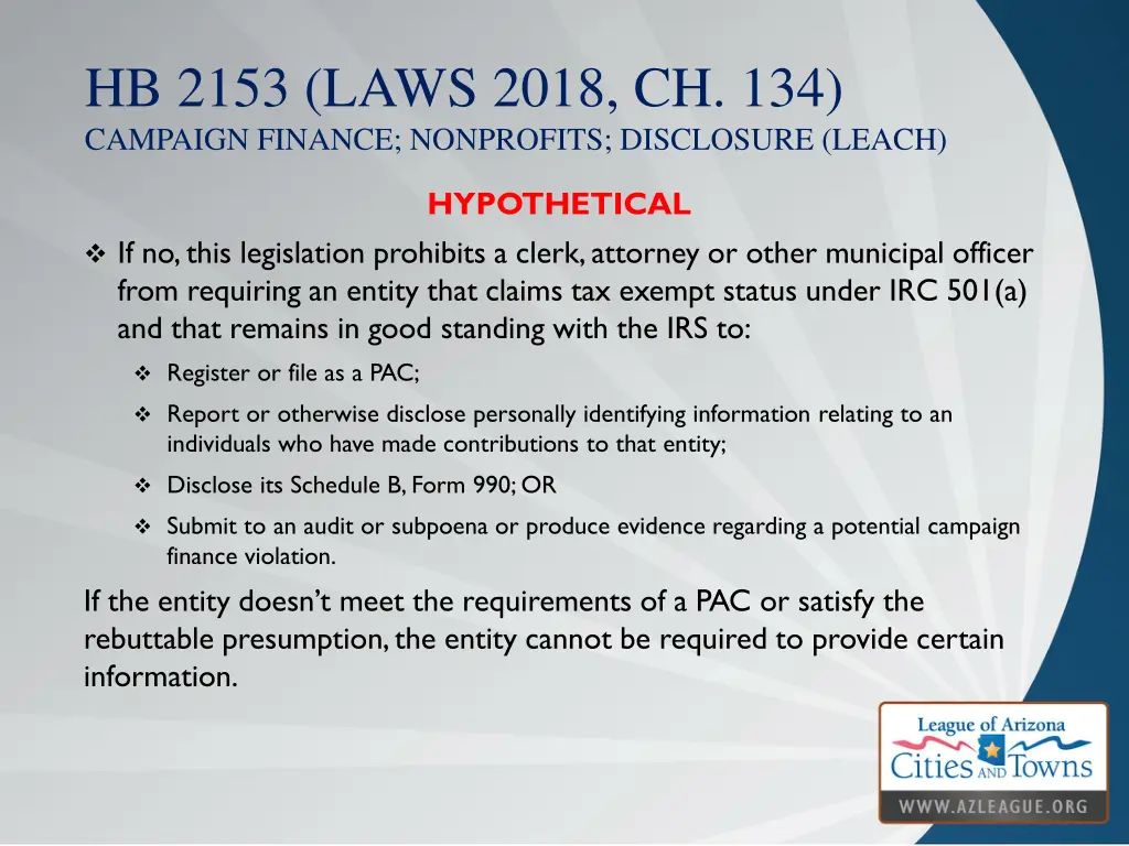 hb 2153 laws 2018 ch 134 campaign finance 5