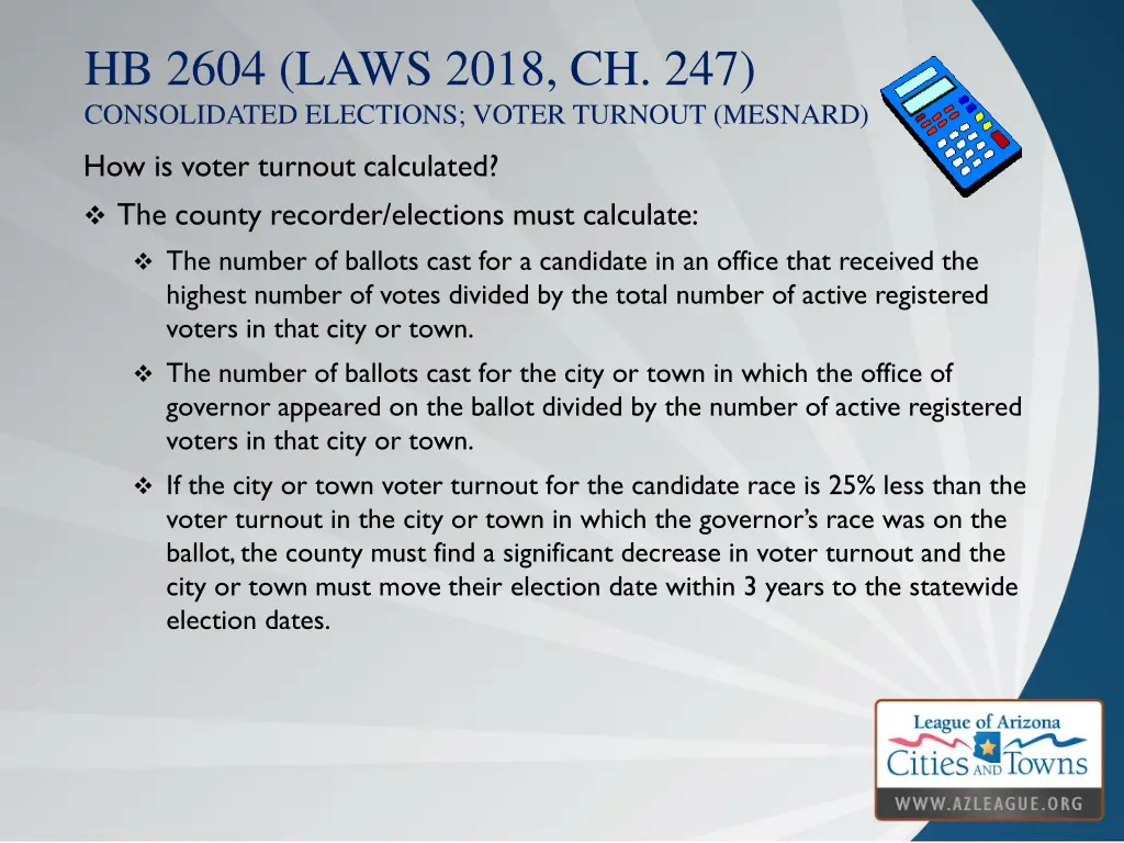 hb 2604 laws 2018 ch 247 consolidated elections 2