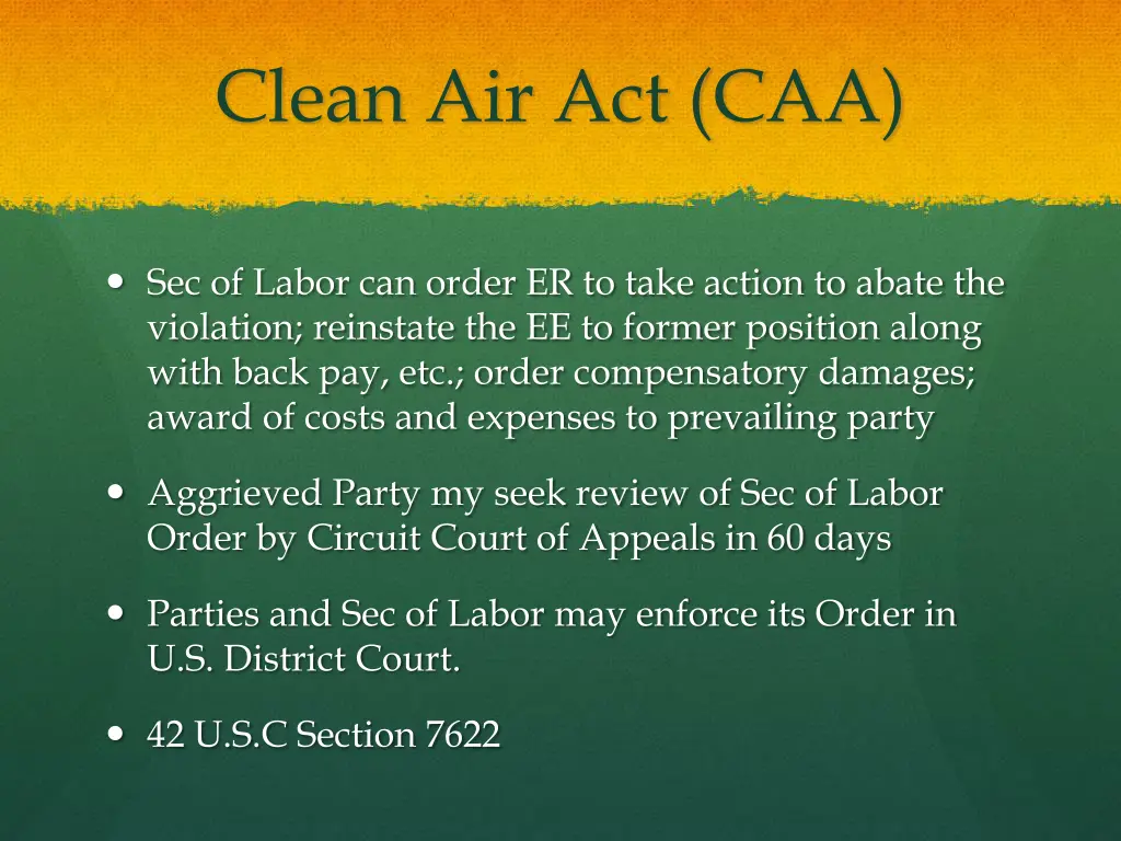 clean air act caa 1