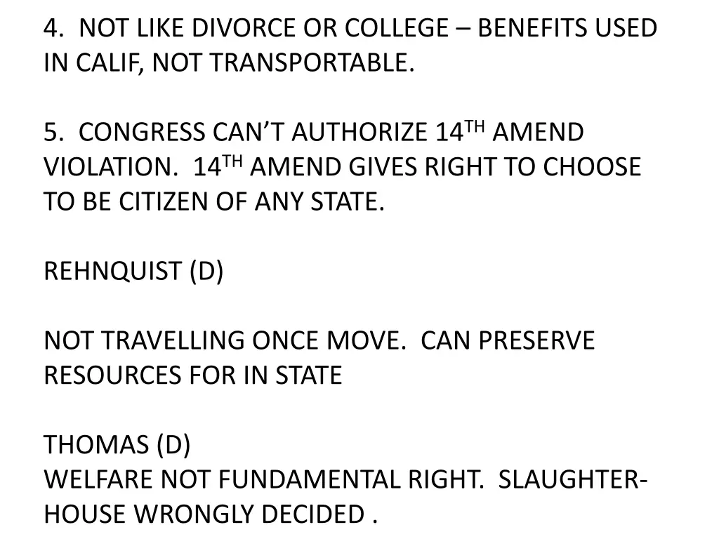 4 not like divorce or college benefits used