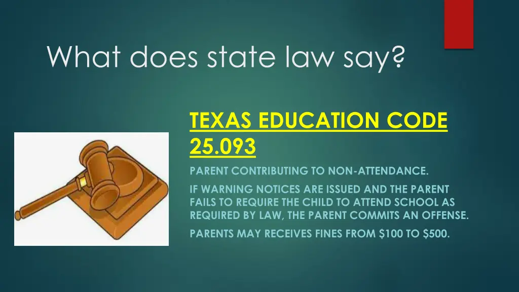 what does state law say 2