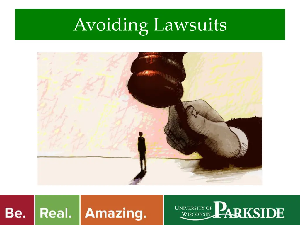 avoiding lawsuits