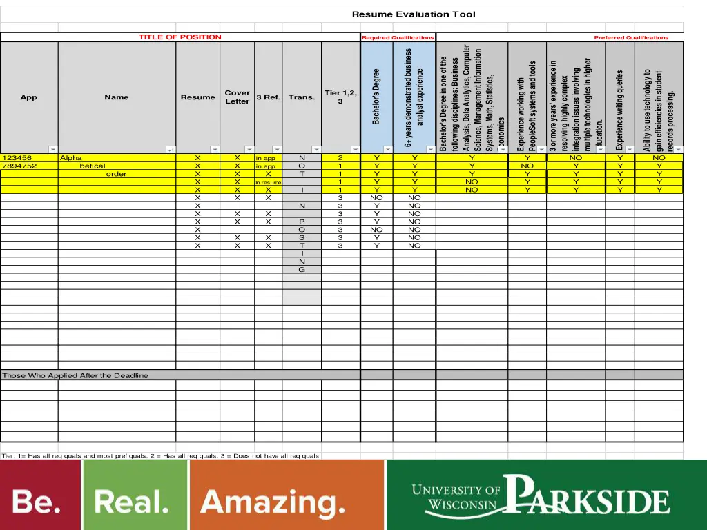 resume evaluation tool 1