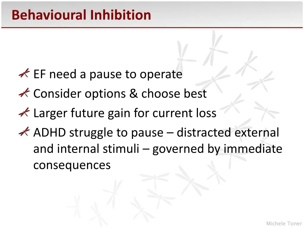 behavioural inhibition