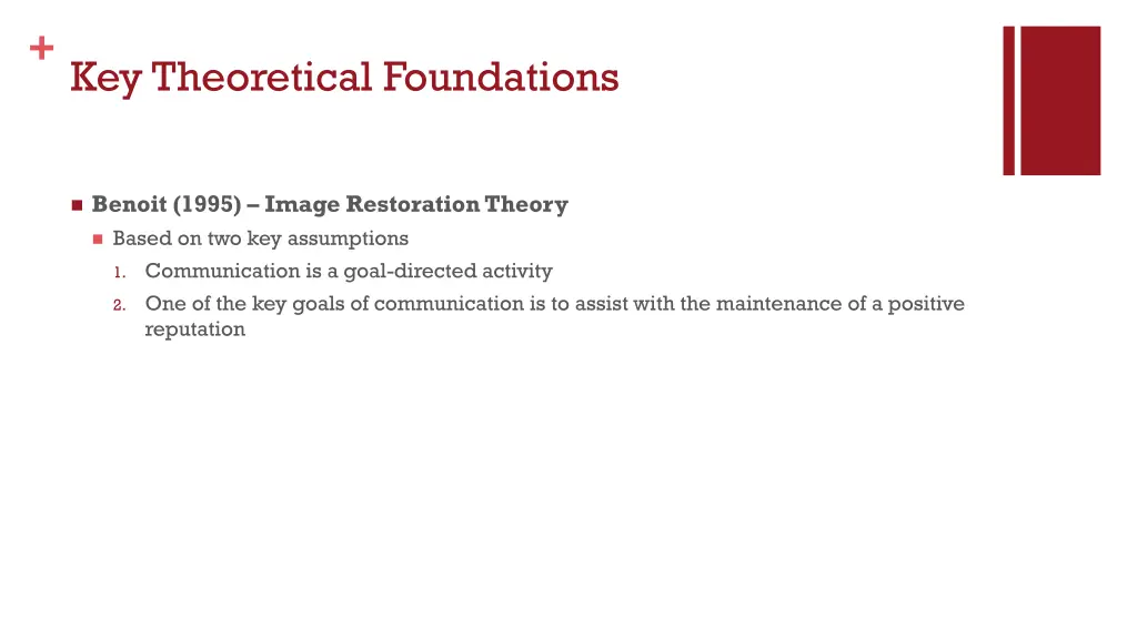 key theoretical foundations