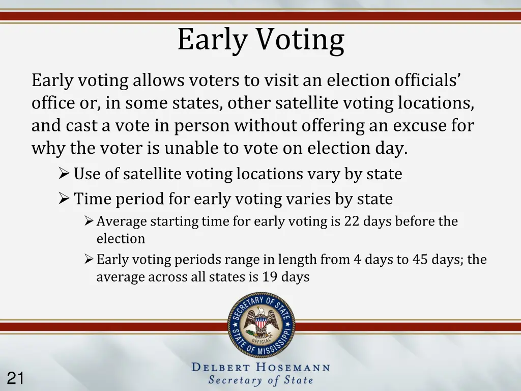 early voting