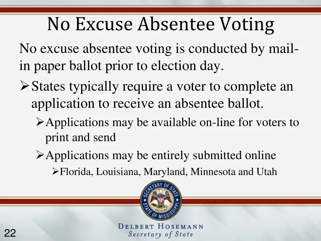 no excuse absentee voting no excuse absentee