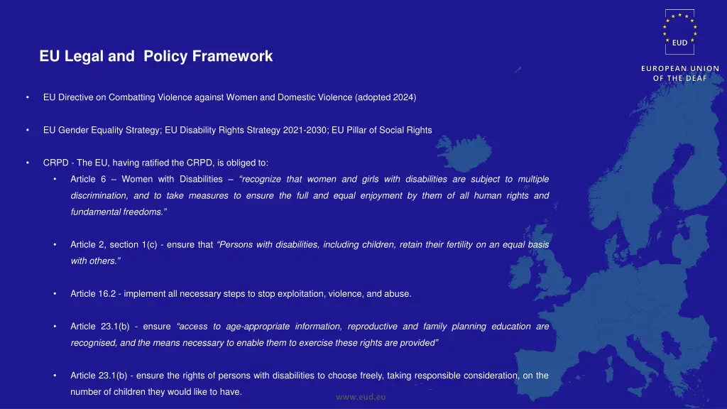 eu legal and policy framework