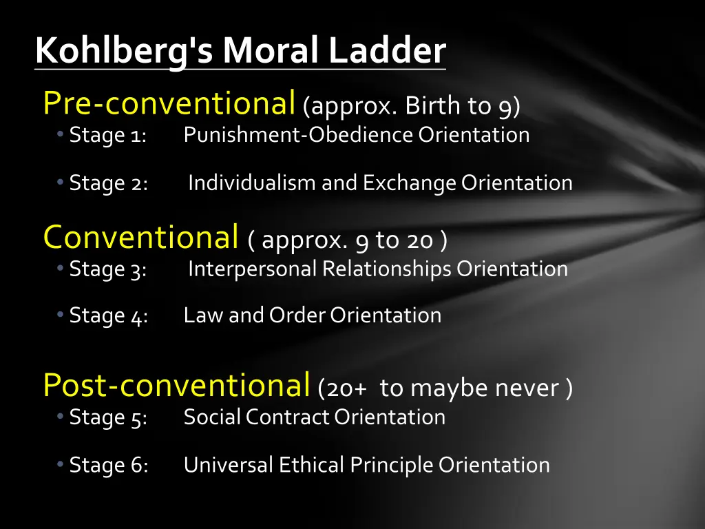 kohlberg s moral ladder 1