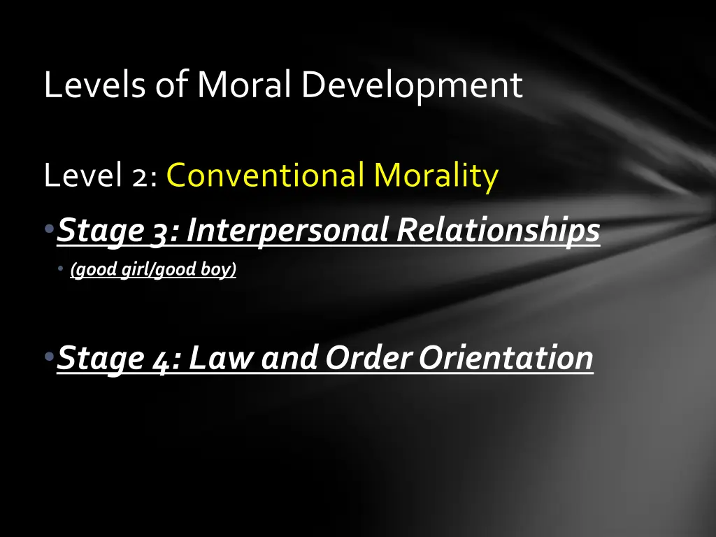 levels of moral development 1