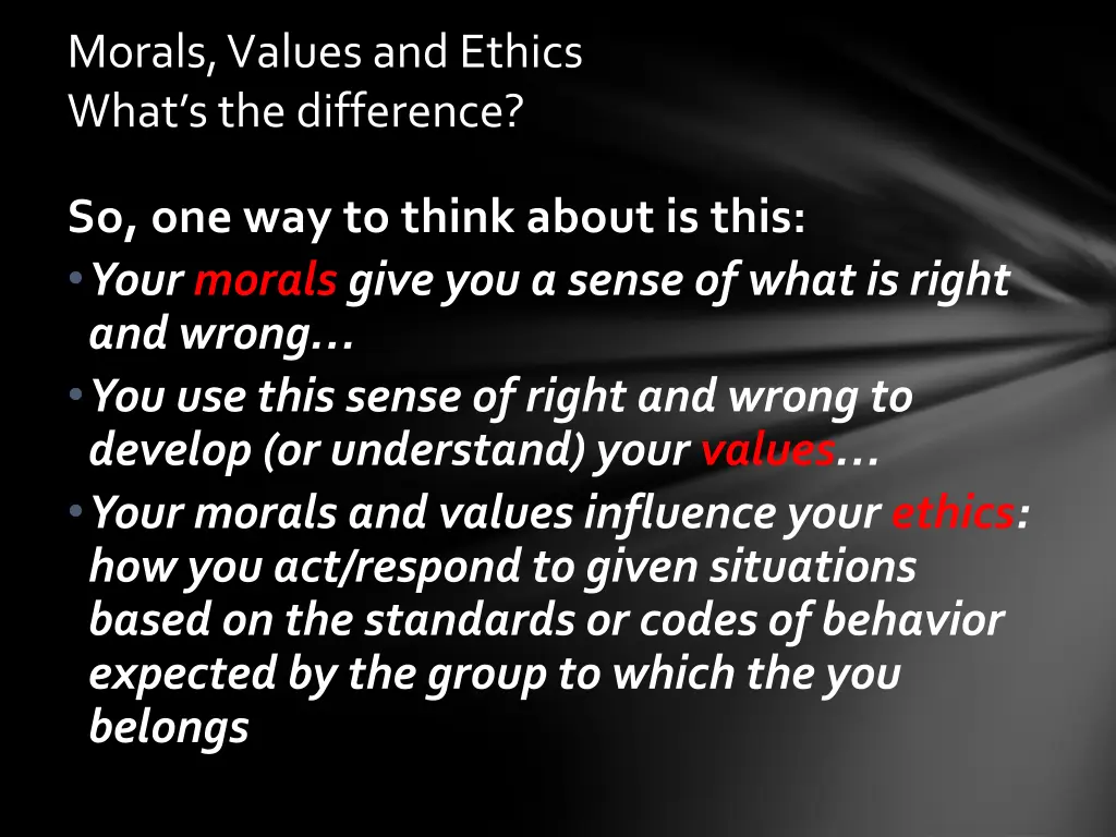 morals values and ethics what s the difference