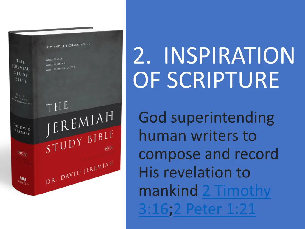 2 2 inspiration of scripture