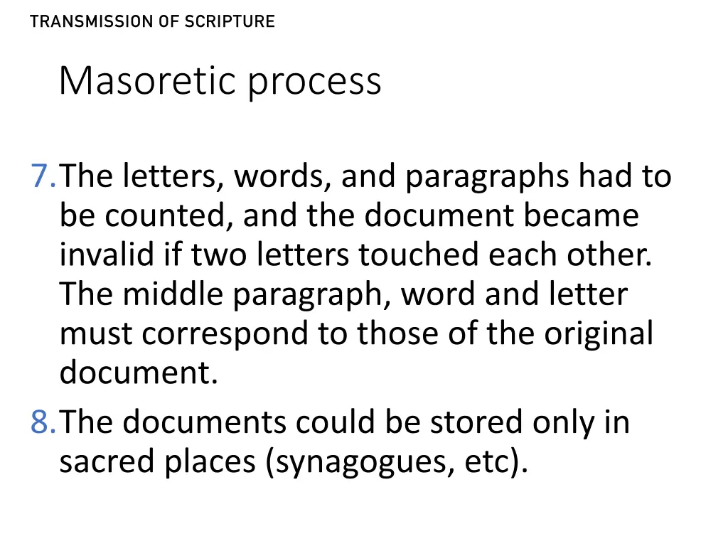 transmission of scripture 2