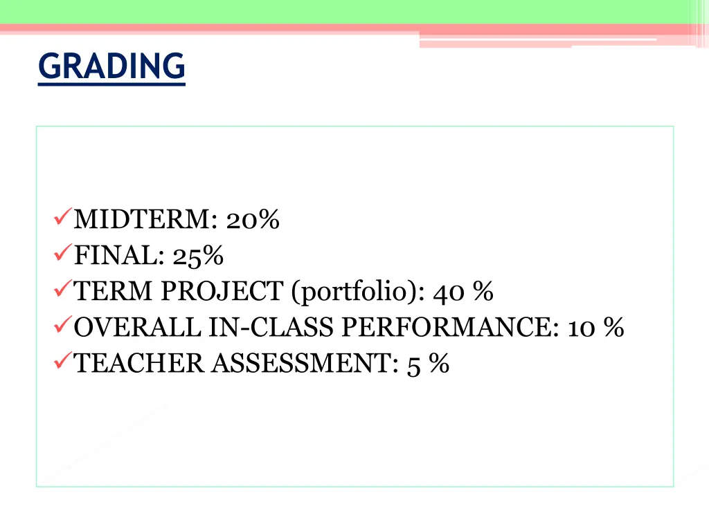 grading