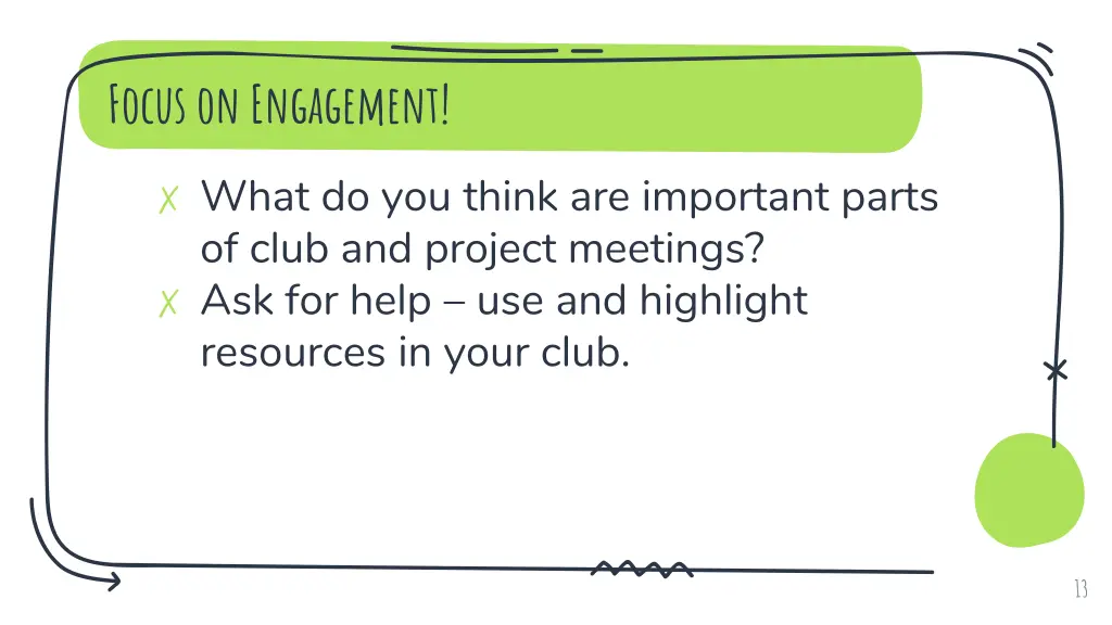 focus on engagement