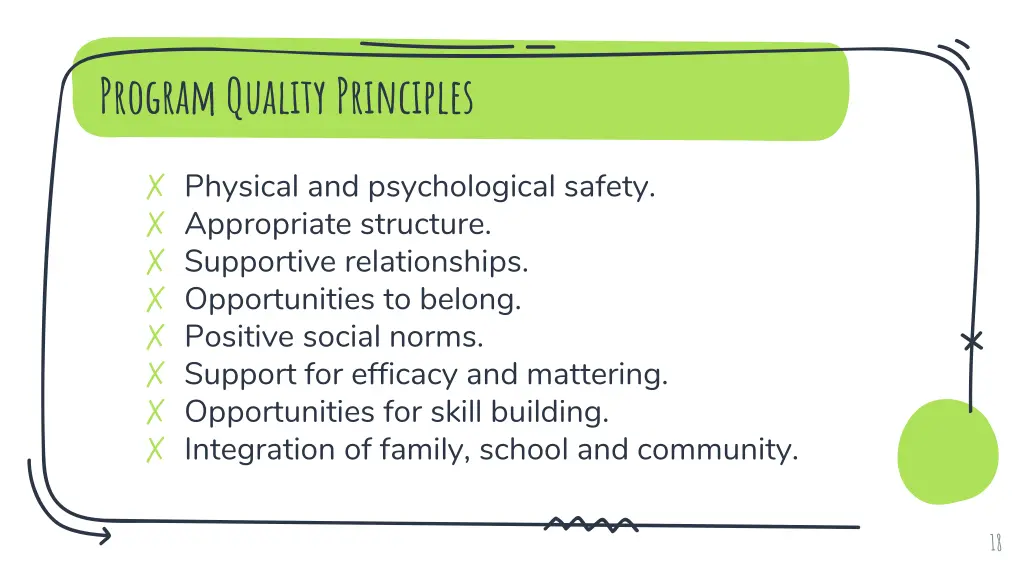 program quality principles