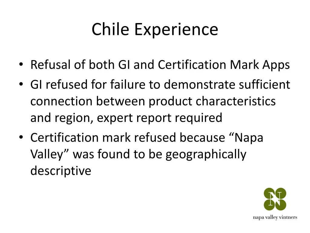 chile experience