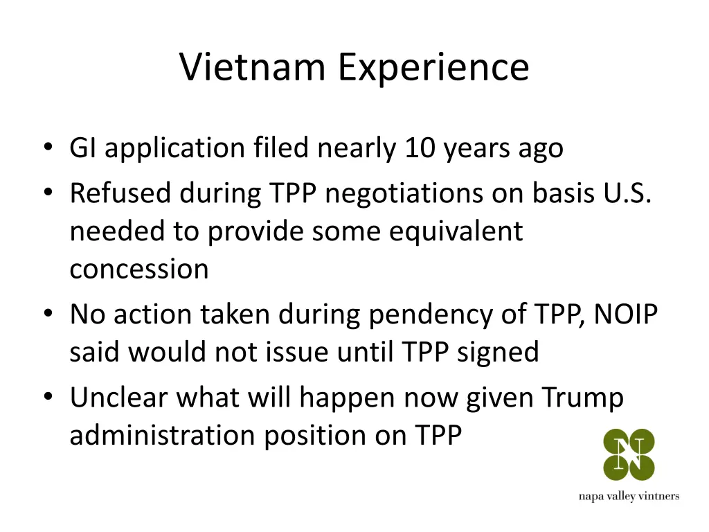 vietnam experience