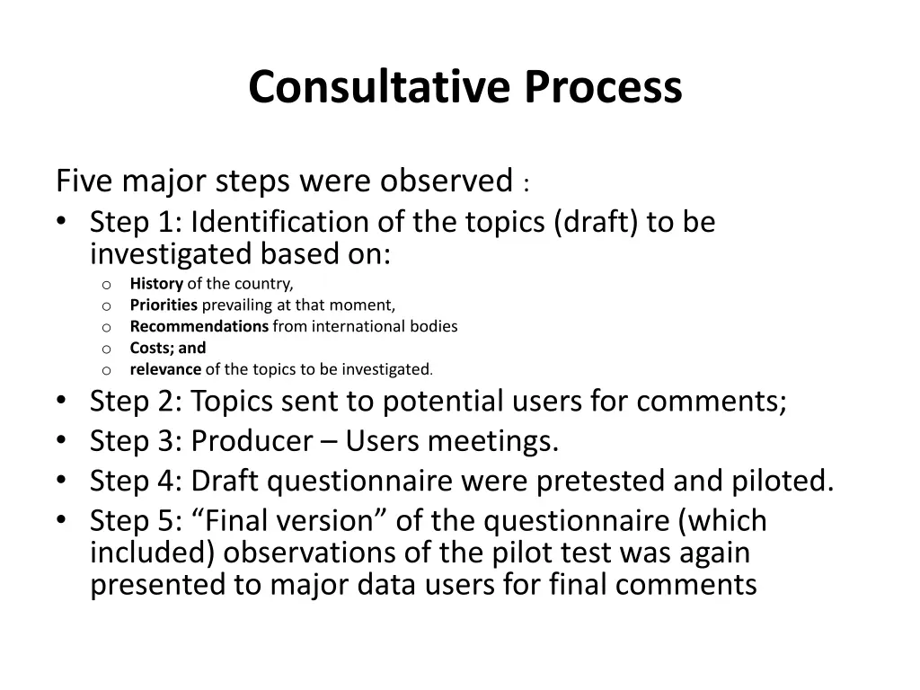 consultative process 2