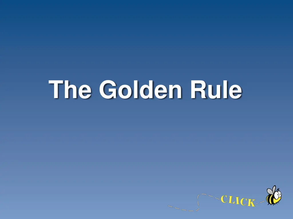 the golden rule