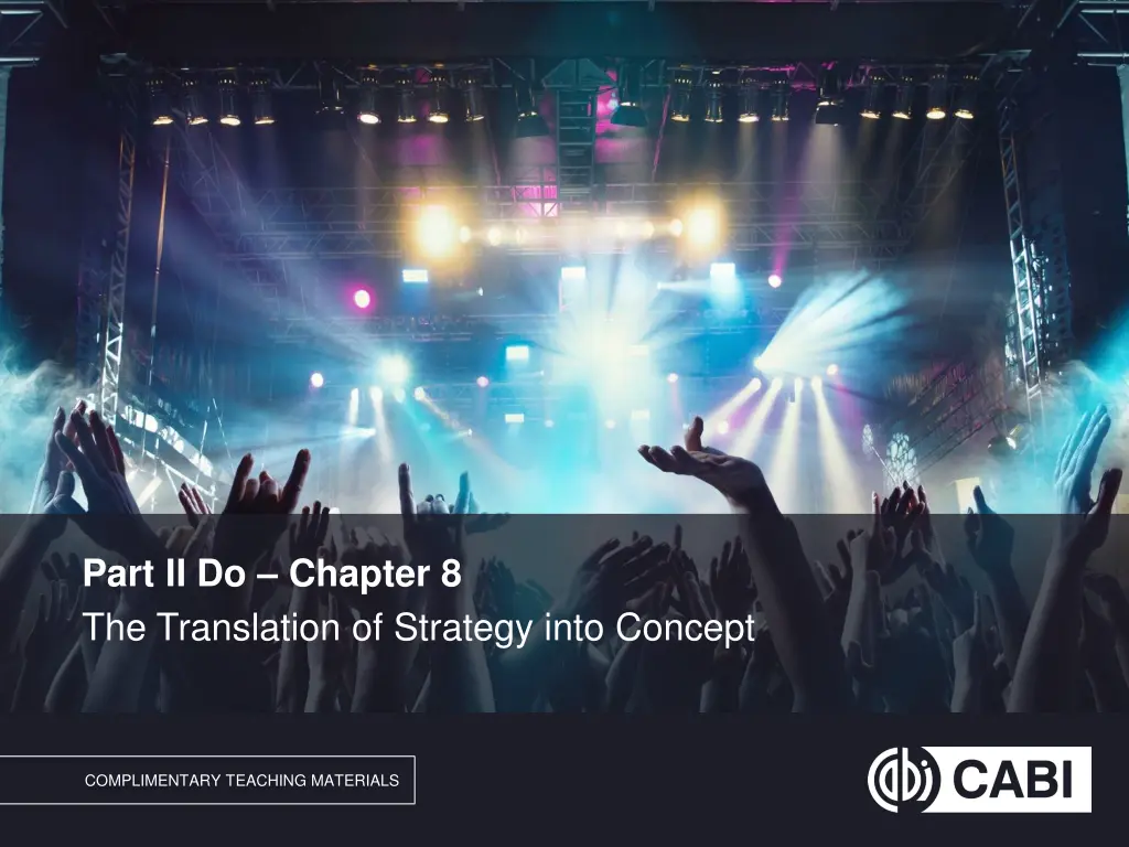 part ii do chapter 8 the translation of strategy