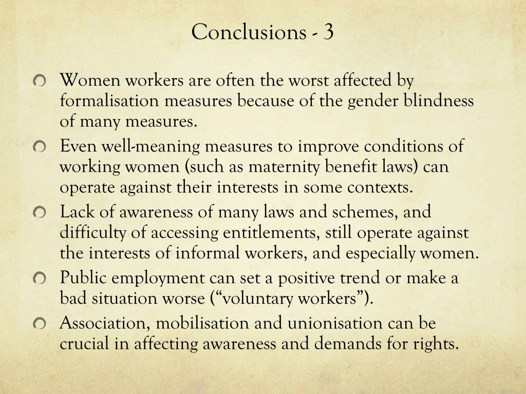 conclusions 3