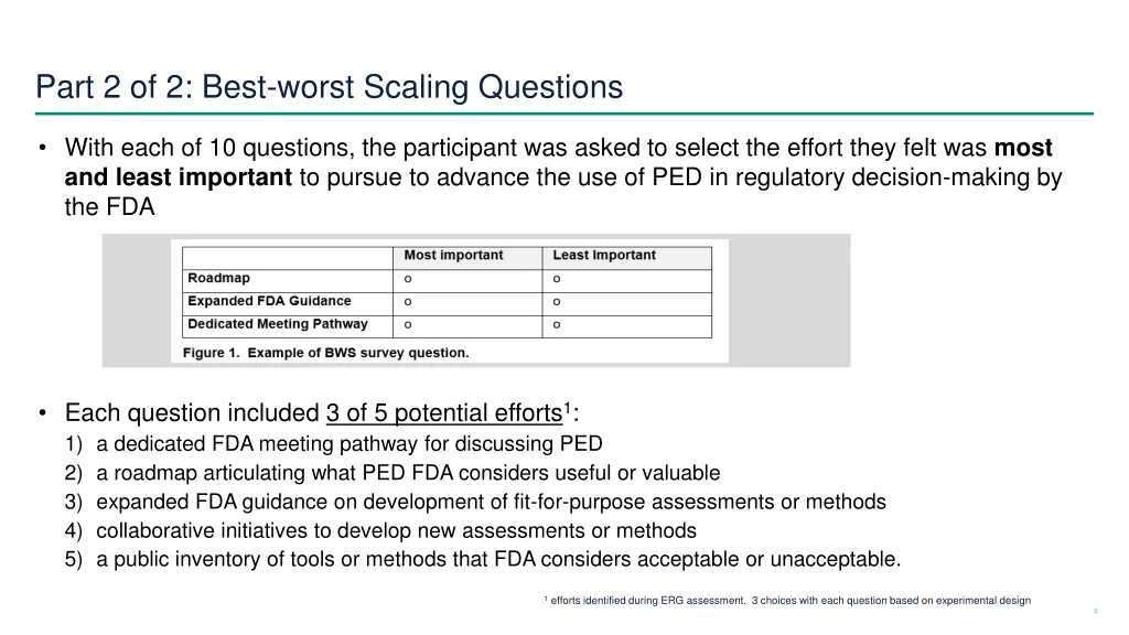 part 2 of 2 best worst scaling questions