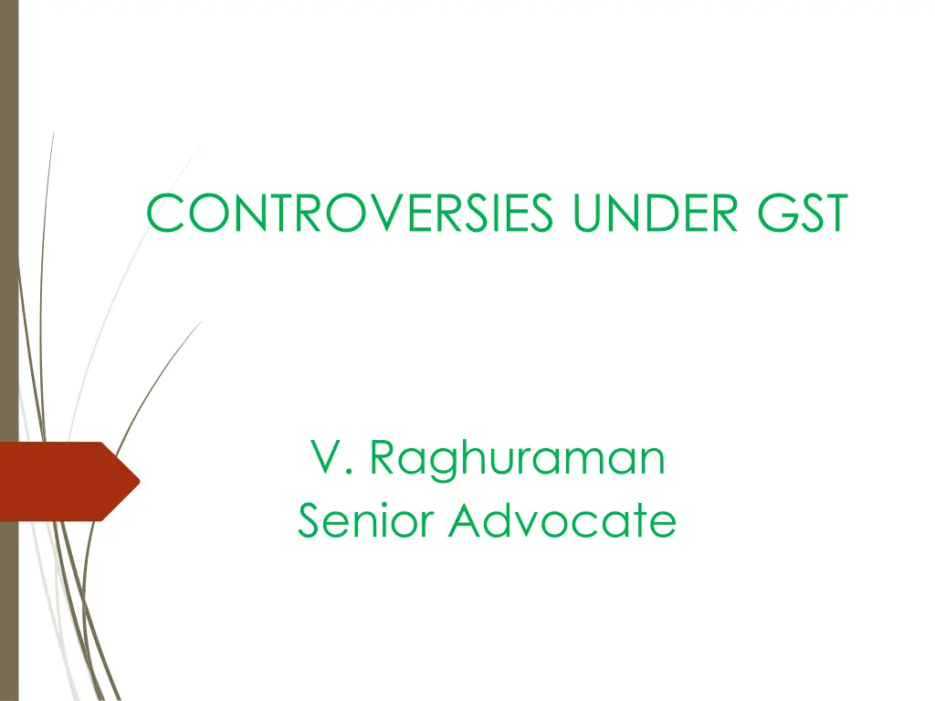 controversies under gst