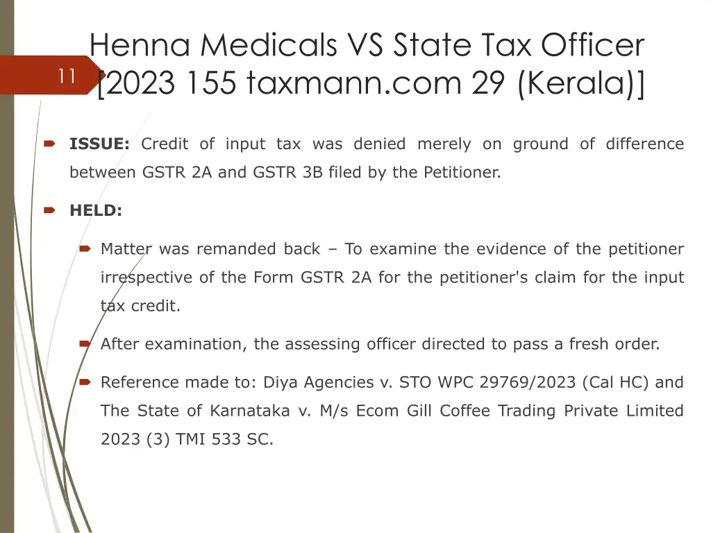 henna medicals vs state tax officer 2023