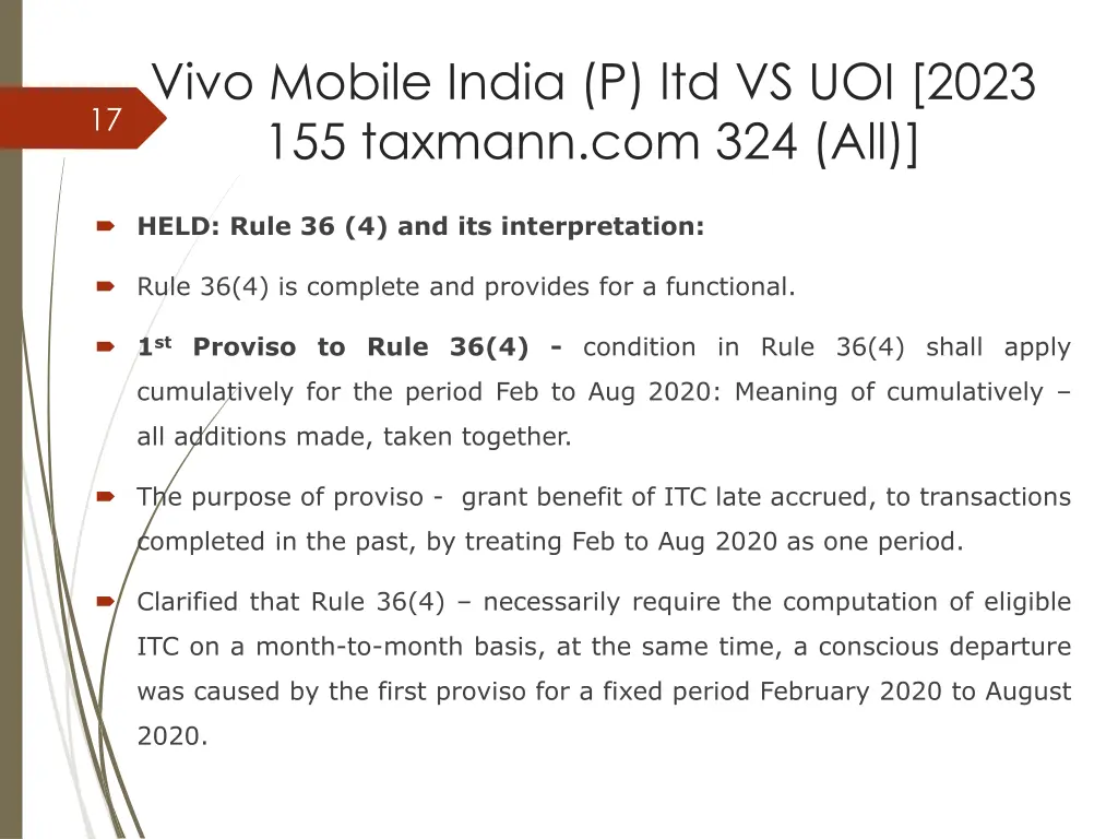 vivo mobile india p ltd vs uoi 2023 155 taxmann