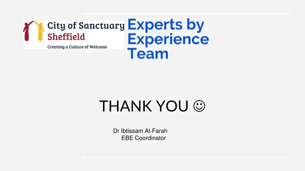 experts by experience team 1