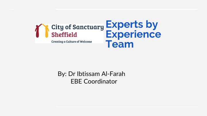 experts by experience team