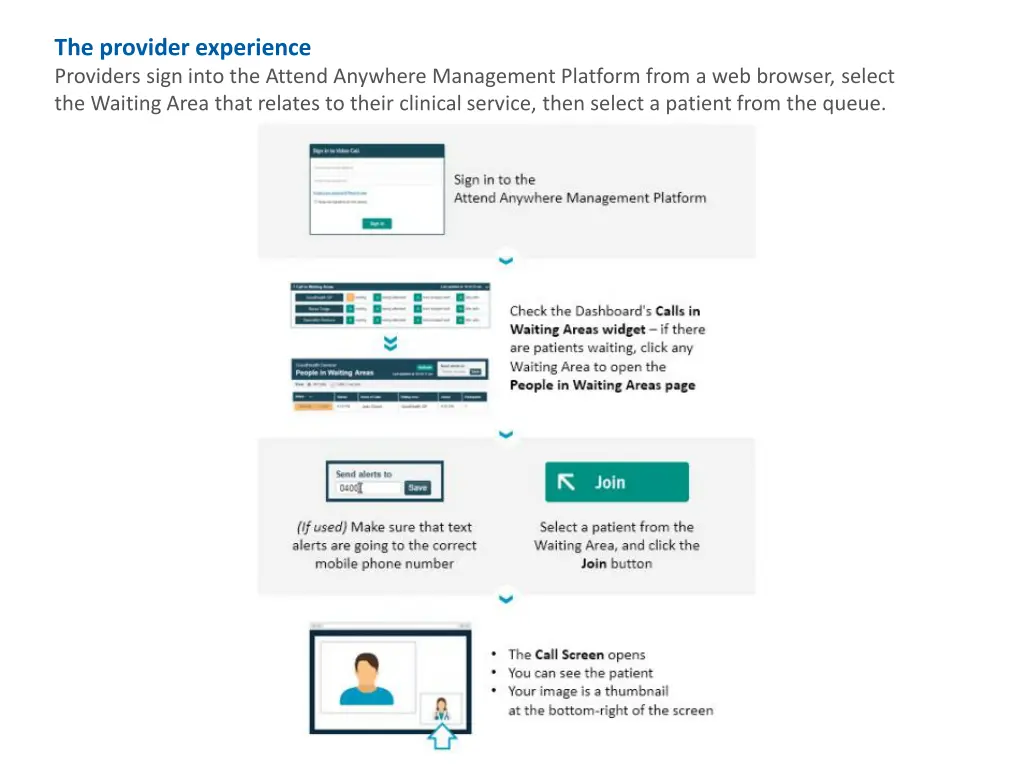 the provider experience providers sign into