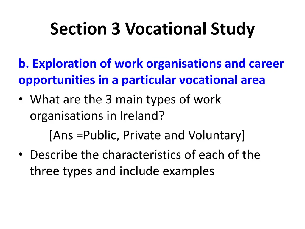 section 3 vocational study 1