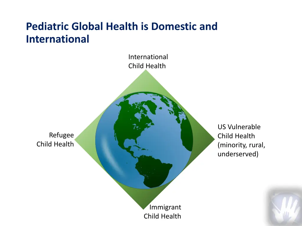 pediatric global health is domestic