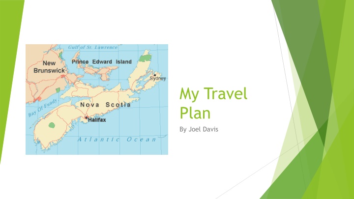 my travel plan by joel davis