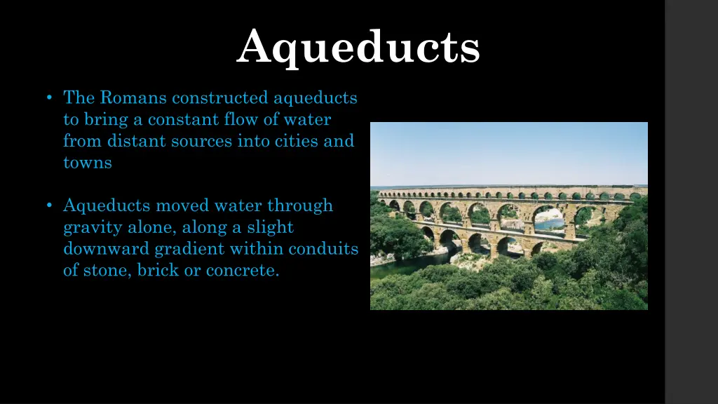 aqueducts