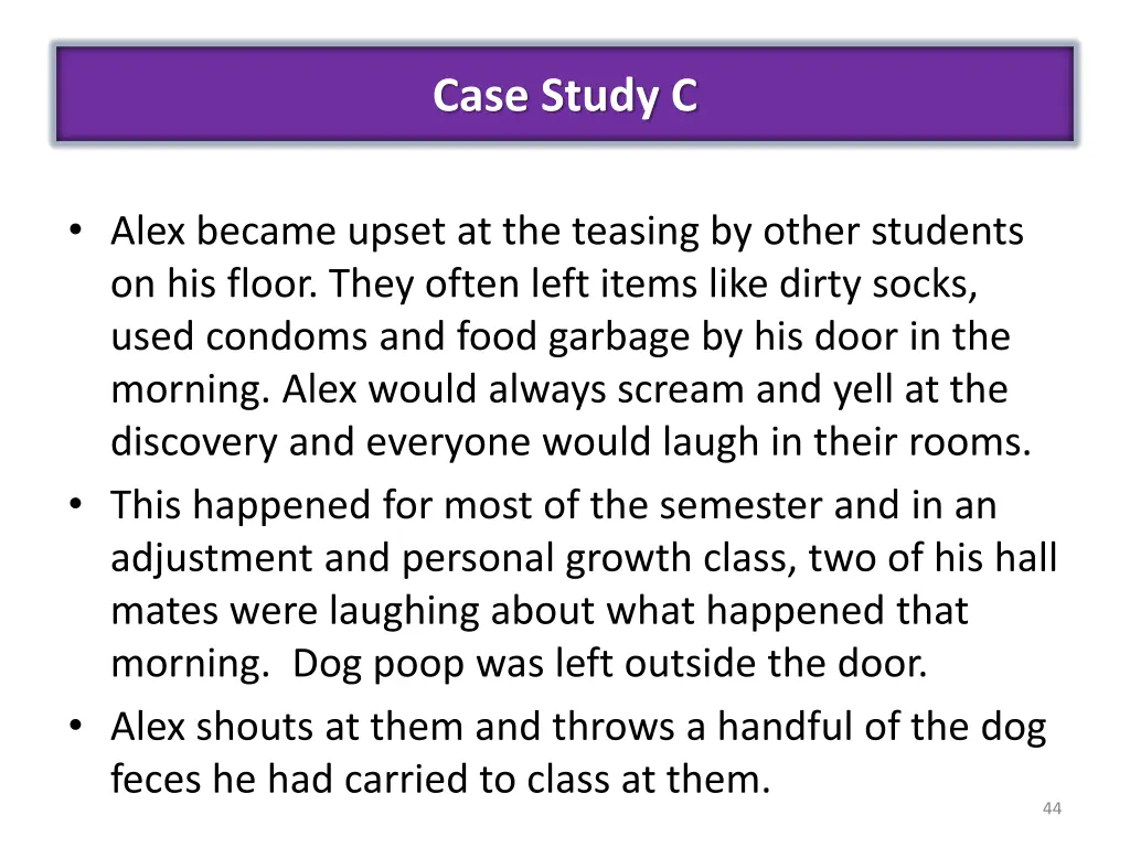 case study c