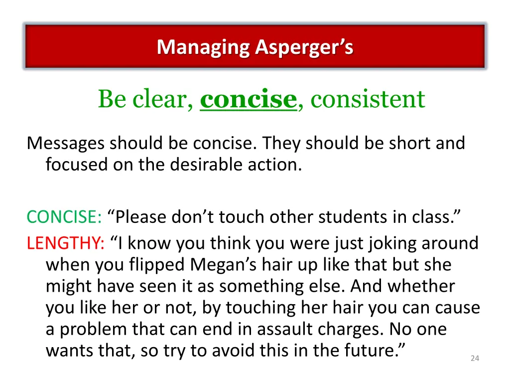 managing asperger s 4