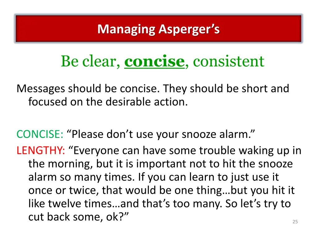 managing asperger s 5